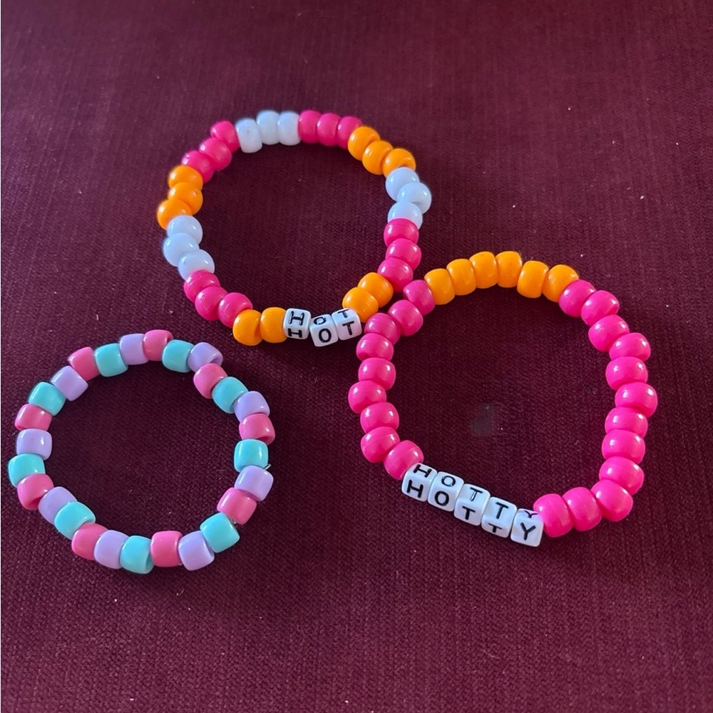 3 Handmade EDC Bead Bracelets